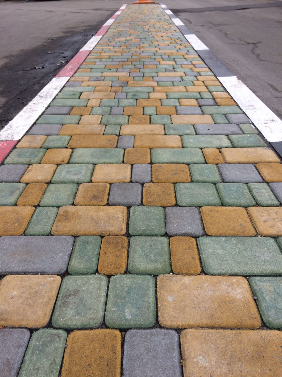 тротуарная плитка старый город